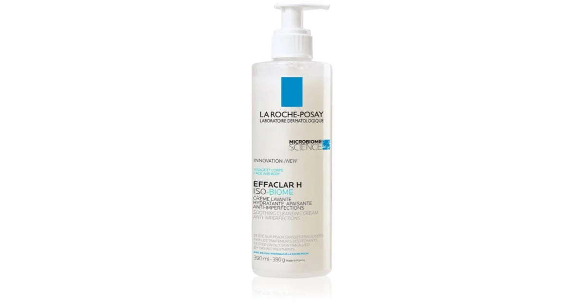 La Roche Posay Effaclar H IsoBIOME Crema Lavante Idratante Lenitiva AntiImperfezioni 390ml