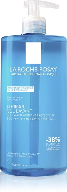 La Roche-Posay Lipikar Gel Doccia Lavante Lenitivo Protettivo Pelli Sensibili 1L