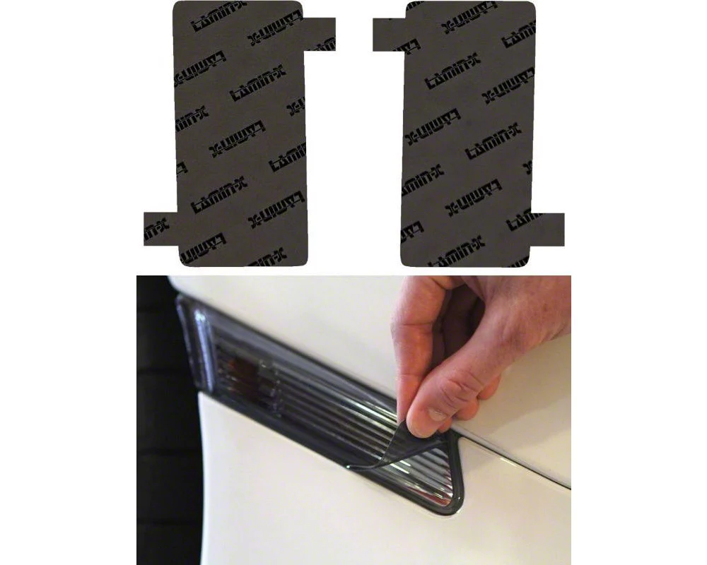 Lamin-X Reverse Light Tint Covers; Gunsmoke (21-26 F-150, Excluding Raptor)