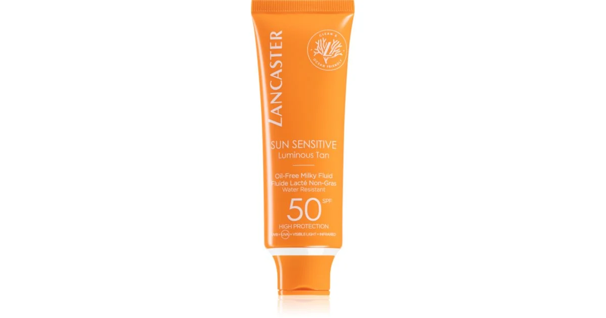 Lancaster Sun Sensitive Luminous Oil-Free Latte Fluido abbronzante Spf50 50ml
