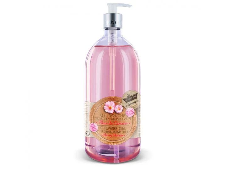 Les Petits Bains de Provence Gel Doccia Fiore di Ciliegio 1 Litro