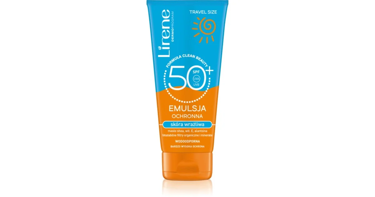 Lirene emulsione protettiva lenitiva per pelli sensibili SPF 50+ 90 ml