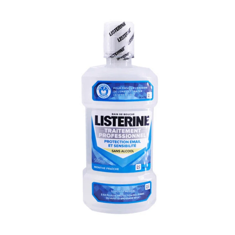 Listerine Collutorio Trattamento Professionale Protezione Smalto e Sensibilità 500ml