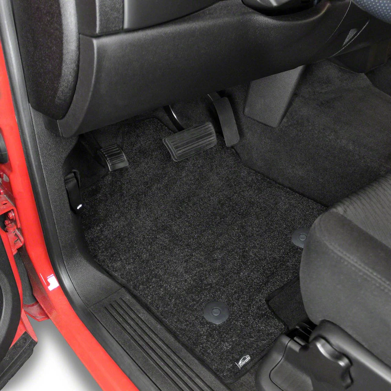 Lloyd Ultimat Front Floor Mats; Black (14-18 Silverado 1500 Double Cab, Crew Cab)