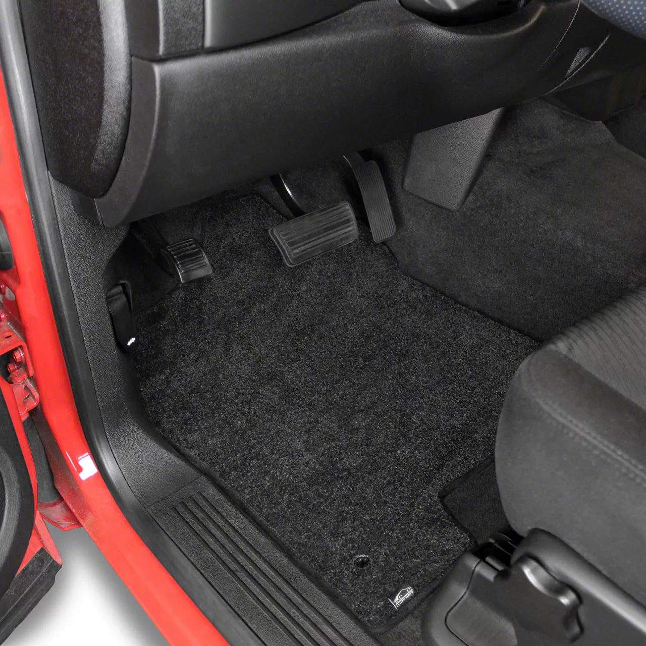 Lloyd Ultimat Front Floor Mats; Black (07-13 Silverado 1500 Extended Cab, Crew Cab)