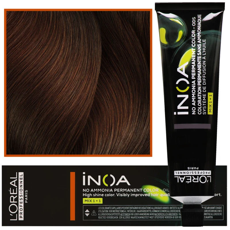 Tintura per capelli L'Oréal Inoa 60 ml 5.4 Castano Rame Chiaro