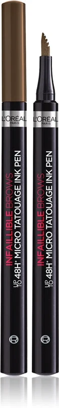 L’Oréal Paris Infaillible matita sopracciglia lunga tenuta colore 108 brunette scuro 1 g