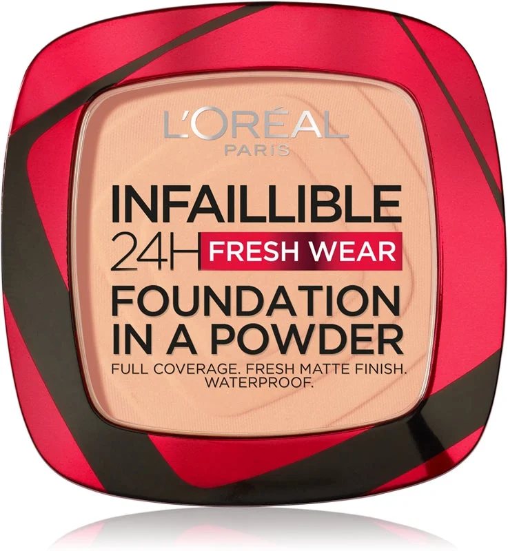 L´oréal Infaillible 24H Fresh Wear Fondotinta in Polvere 9g 200 Golden Sand