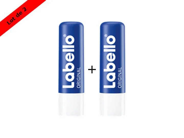 Labello Original Stick Labbra 2x4.8g Lotto × 2