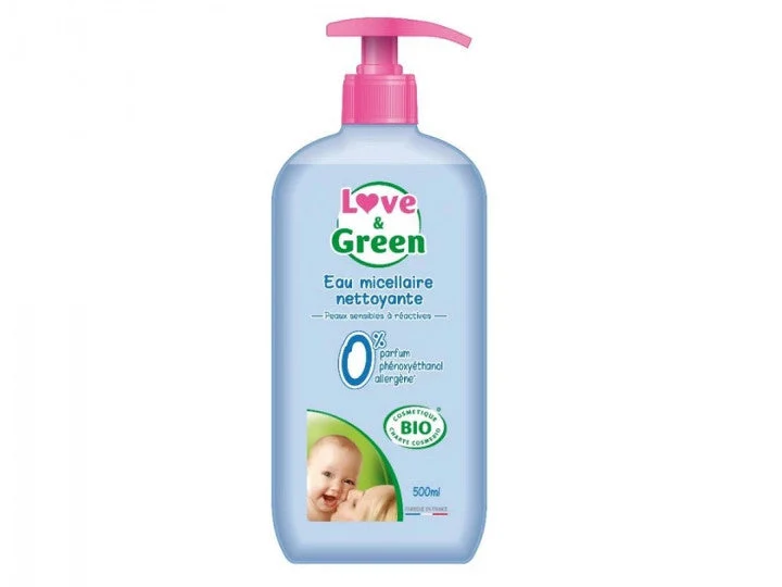 Love&Green Acqua Micellare Detergente Pelle Sensibile BIO 500ML