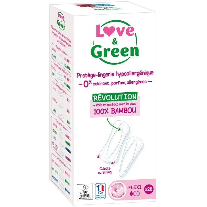 Love&Green Proteggi Biancheria Ipoallergenica - Rivoluzione - Flexi x28