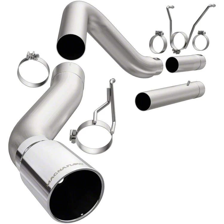 Magnaflow PRO DPF Series Single Exhaust System with Polished Tip; Side Exit (11-18 6.7L RAM 2500)