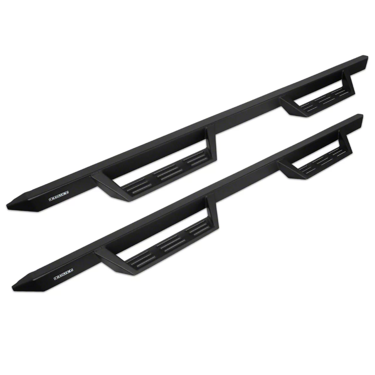 Magnum RT Steps & Bumpers RT Gen 2 Drop Side Step Bars; Black Textured (16-18 RAM 1500 Quad Cab)