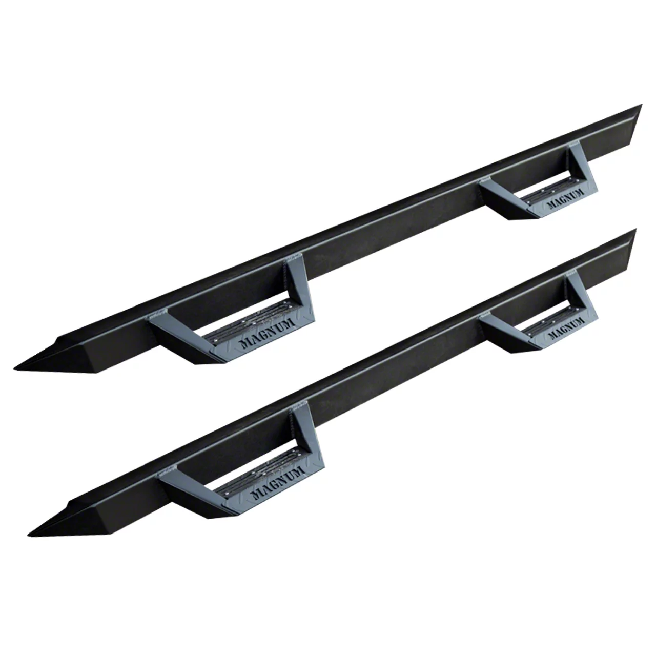 Magnum RT Steps & Bumpers RT Drop Side Step Bars; Black Textured (19-26 RAM 1500 Quad Cab)