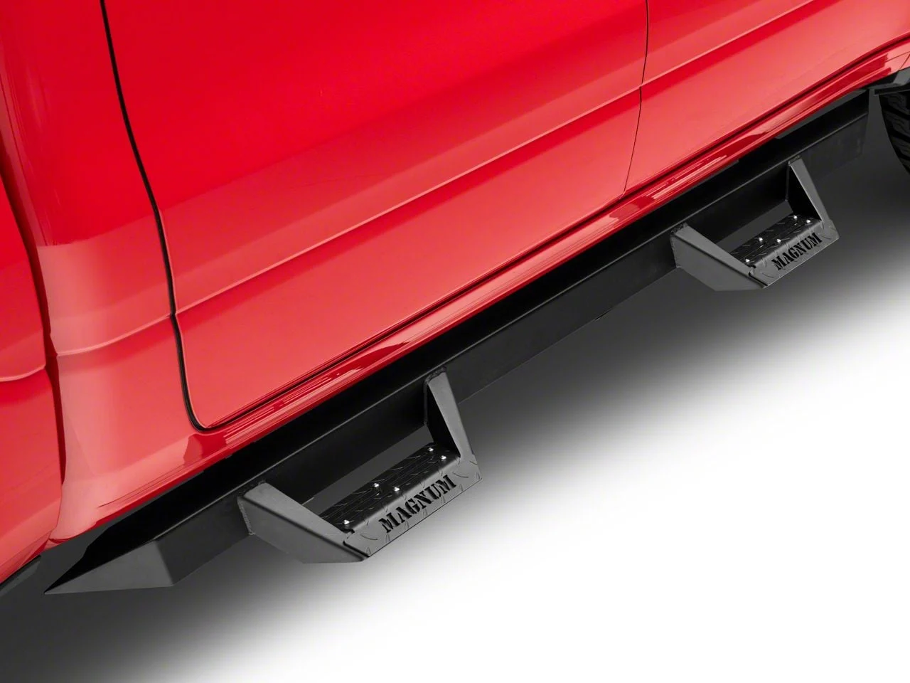 Magnum RT Steps & Bumpers RT Drop Side Step Bars; Black Textured (19-26 RAM 1500 Crew Cab)