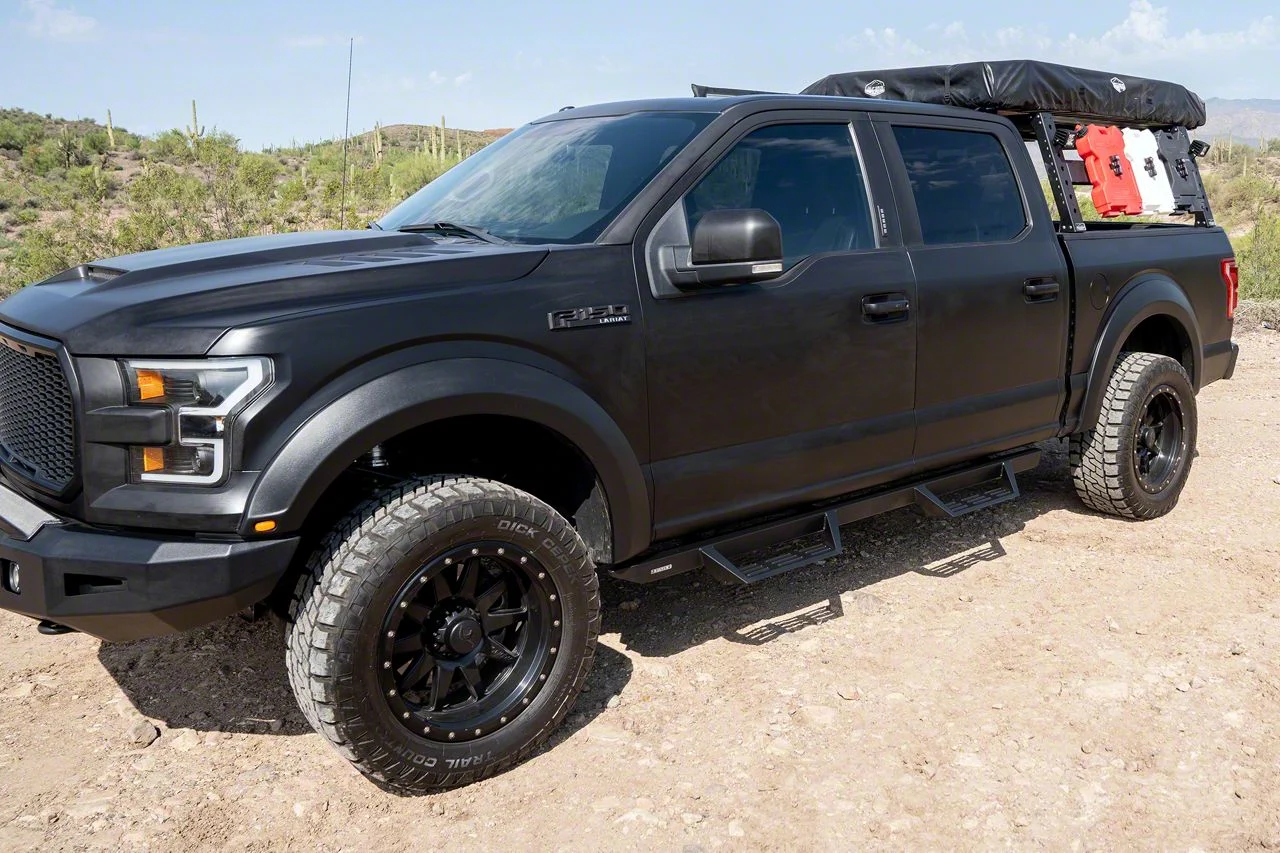 CYC Engineering RT Gen 2 Drop Side Step Bars; Black Textured (17-26 F-250 Super Duty SuperCrew)