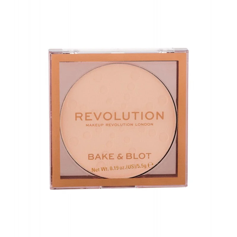 Makeup Revolution, Bake And Blot, polvere per trucco, 5,5 g
