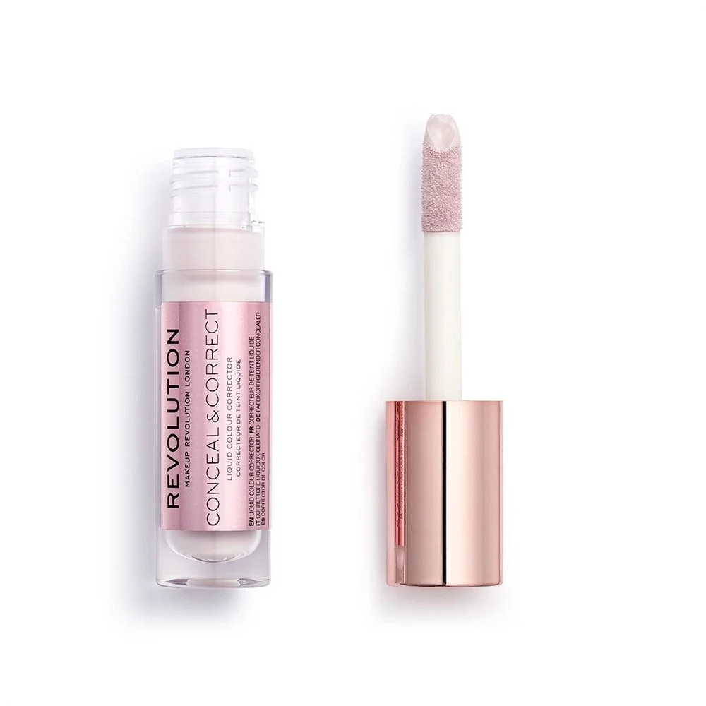Makeup Revolution Conceal & Correct correttore Liquido Lavanda 4 g