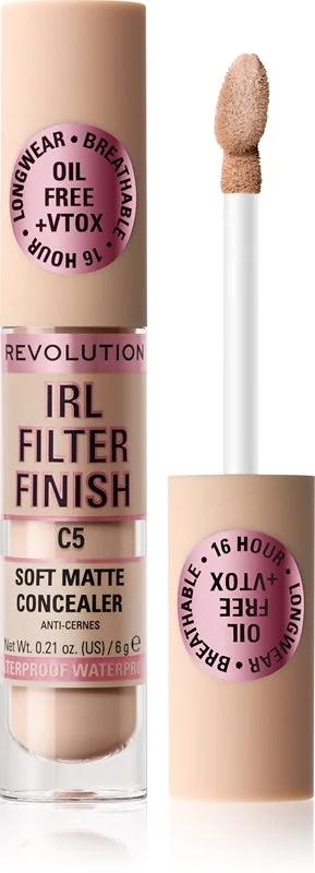 Makeup Revolution IRL Filter correttore lunga tenuta per una copertura completa colore C5 6 g