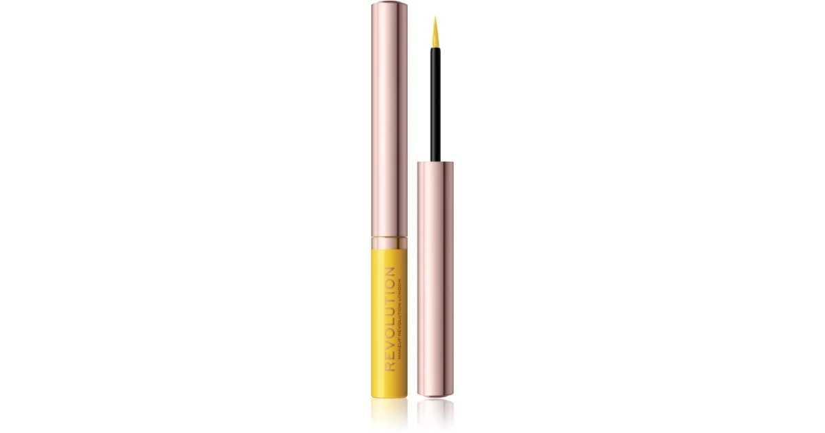 Makeup Revolution Neon Heat eyeliner liquidi colore Lemon Yellow 2,4 ml