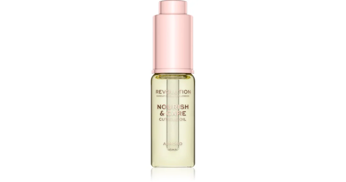 Makeup Revolution trattamento intensivo per unghie secche e cuticole con olio di mandorle 15 ml