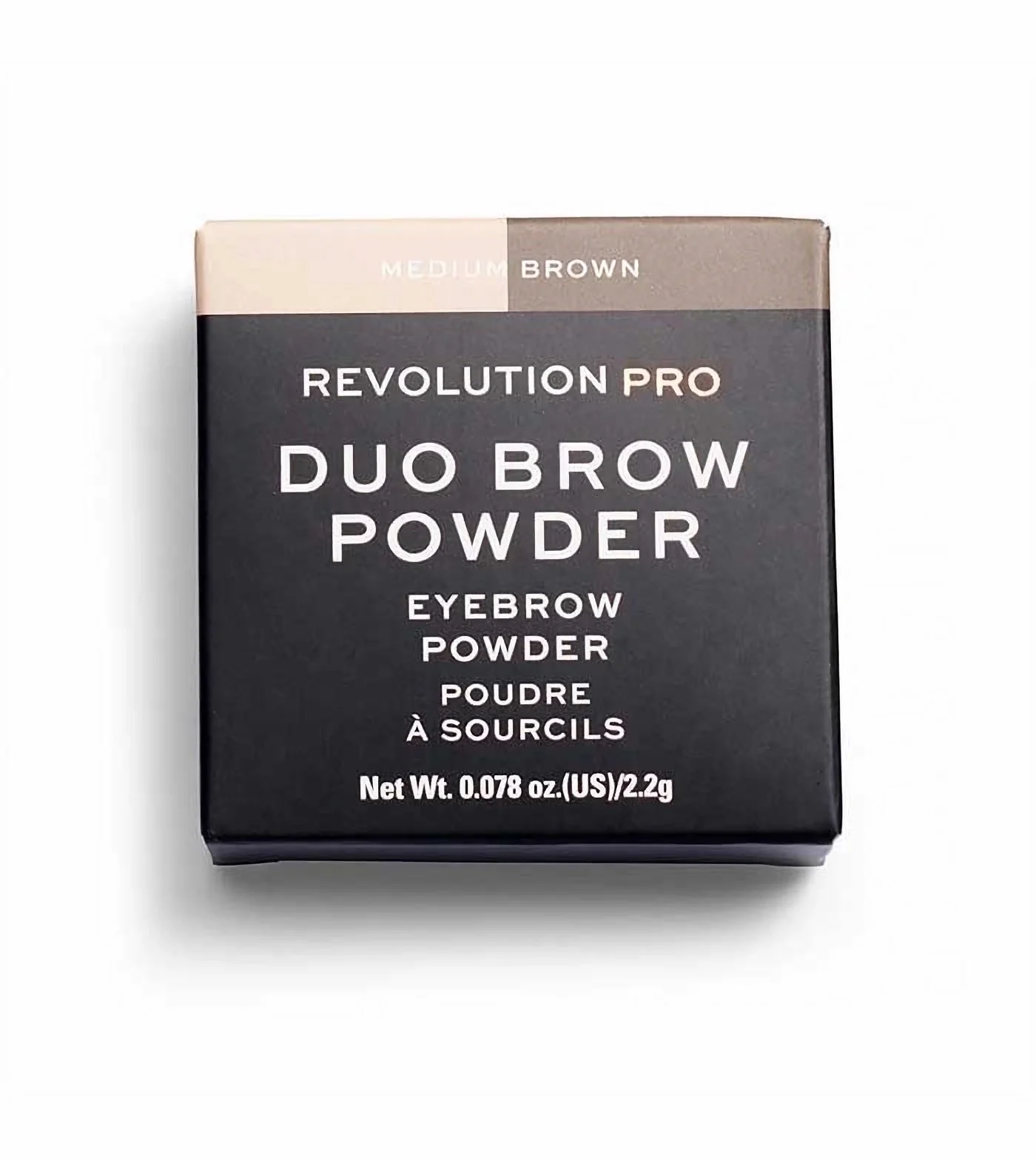 Makeup Revolution REVOLUTION PRO Vegan polvere sopracciglia marrone medio 22 g