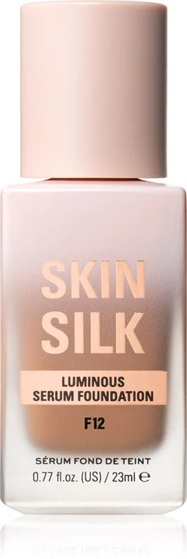Makeup Revolution Skin Silk Siero fondotinta illuminante leggero colore F12 23 ml