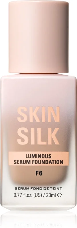 Makeup Revolution Skin Silk Siero fondotinta illuminante leggero colore F6 23 ml