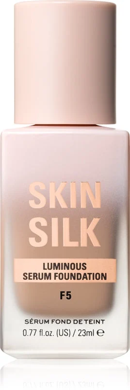 Makeup Revolution Skin Silk Siero fondotinta illuminante leggero colore F5 23 ml