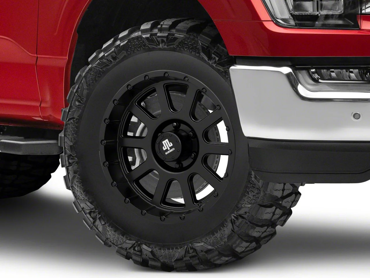 Mammoth 10 Hole Matte Black 6-Lug Wheel; 18x9; 0mm Offset (21-26 F-150)