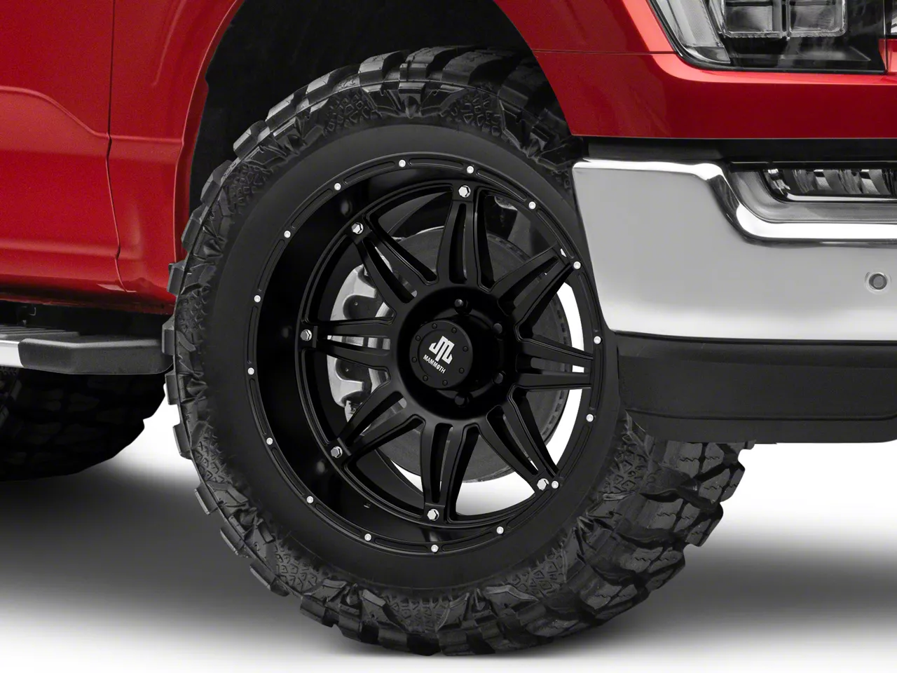 Mammoth Approach Matte Black 6-Lug Wheel; 20x10; -24mm Offset (21-26 F-150)