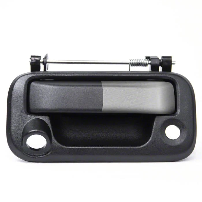 Master Tailgaters Metal Tailgate Handle with Backup Reverse Camera; Black (04-14 F-150)