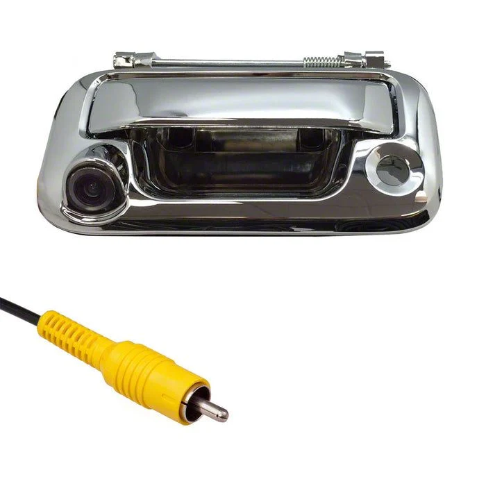 Master Tailgaters Tailgate Handle with Backup Reverse Camera; Chrome (04-14 F-150)