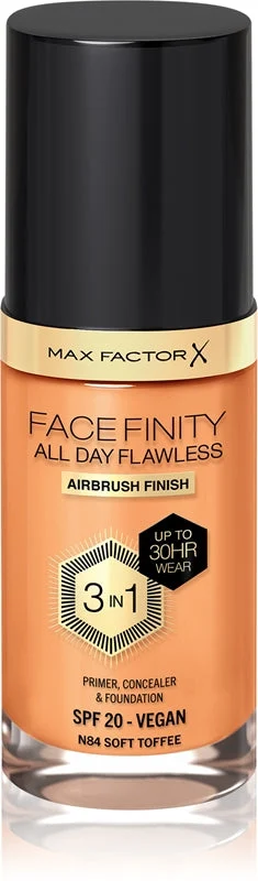 Max Factor Facefinity All Day Flawless 3 In 1 Fondotinta N84-Soft Toffee 30ml