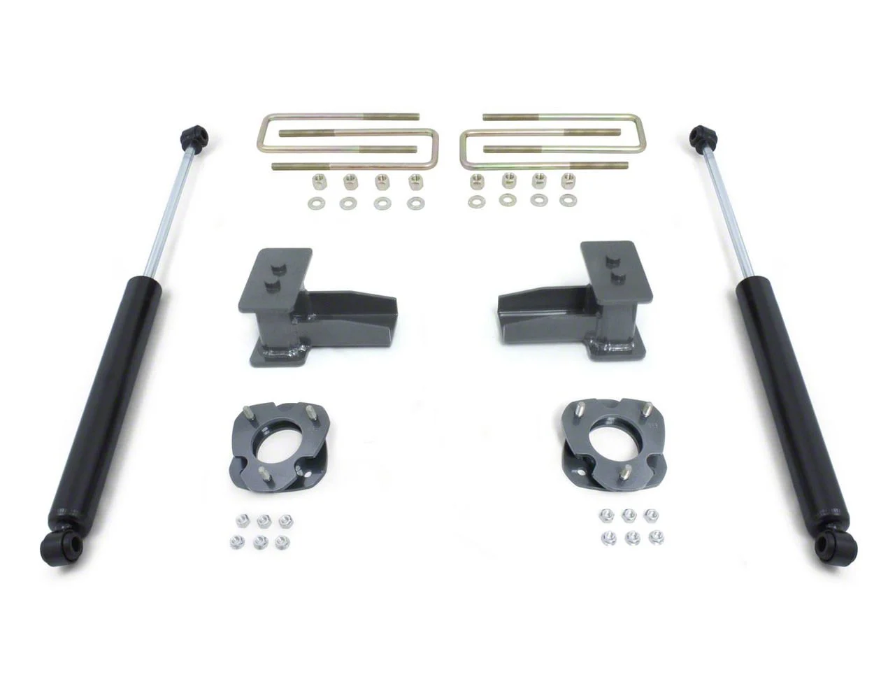 Max Trac 2.50-Inch Front / 4-Inch Rear Suspension Lift Kit with Shocks (15-20 2WD F-150)