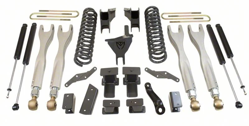 Max Trac 6-Inch Forged 4-Link Suspension Lift Kit with Shocks (17-21 4WD 6.7L Powerstroke F-350 Super Duty DRW)