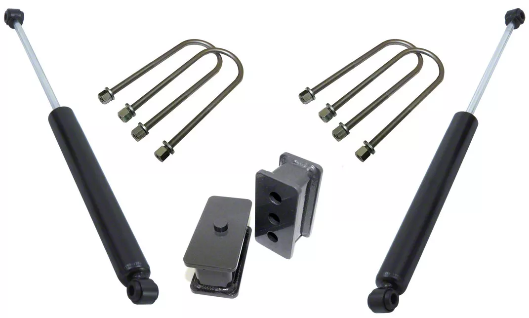 Max Trac 2.50-Inch Rear Suspension Lift Kit with 3.562-Inch U-Bolts (06-08 2WD RAM 1500 Mega Cab)