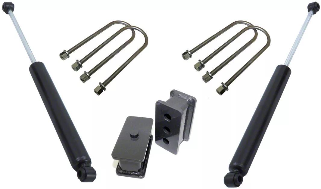 Max Trac 2.50-Inch Rear Suspension Lift Kit with 4.1250-Inch U-Bolts (06-08 2WD RAM 1500 Mega Cab)