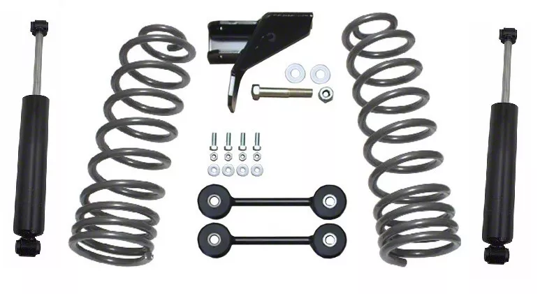 Max Trac 4-Inch Rear Lowering Kit (09-13 4.7L RAM 1500; 09-18 5.7L RAM 1500)