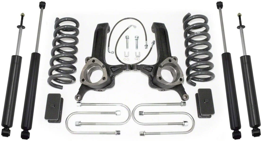 Max Trac 6.50-Inch MaxPro Suspension Lift Kit with Shocks and 4.125-Inch Rear Axle U-Bolts (03-08 2WD 5.9L, 6.7L RAM 2500)