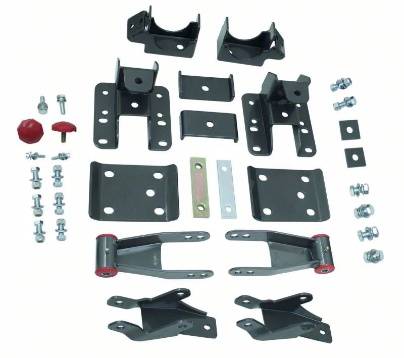 Max Trac Lowering Kit; 2-Inch Front / 4-Inch Rear (14-16 Sierra 1500 Denali w/ Stock Cast Steel Control Arms)