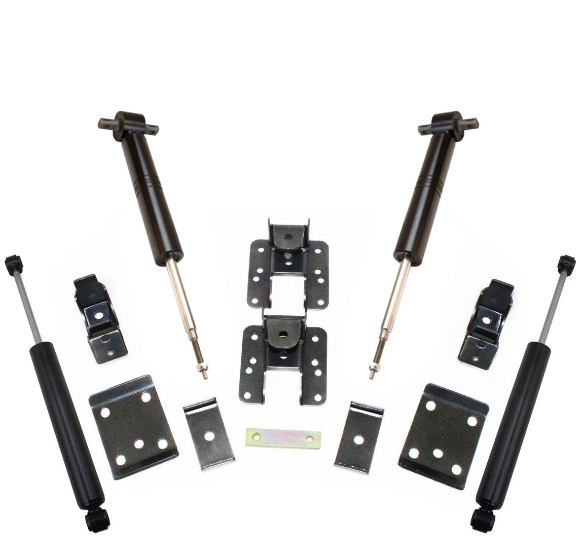 Max Trac Lowering Kit; 3-Inch Front / 5-Inch Rear (07-18 Sierra 1500, Excluding Denali)