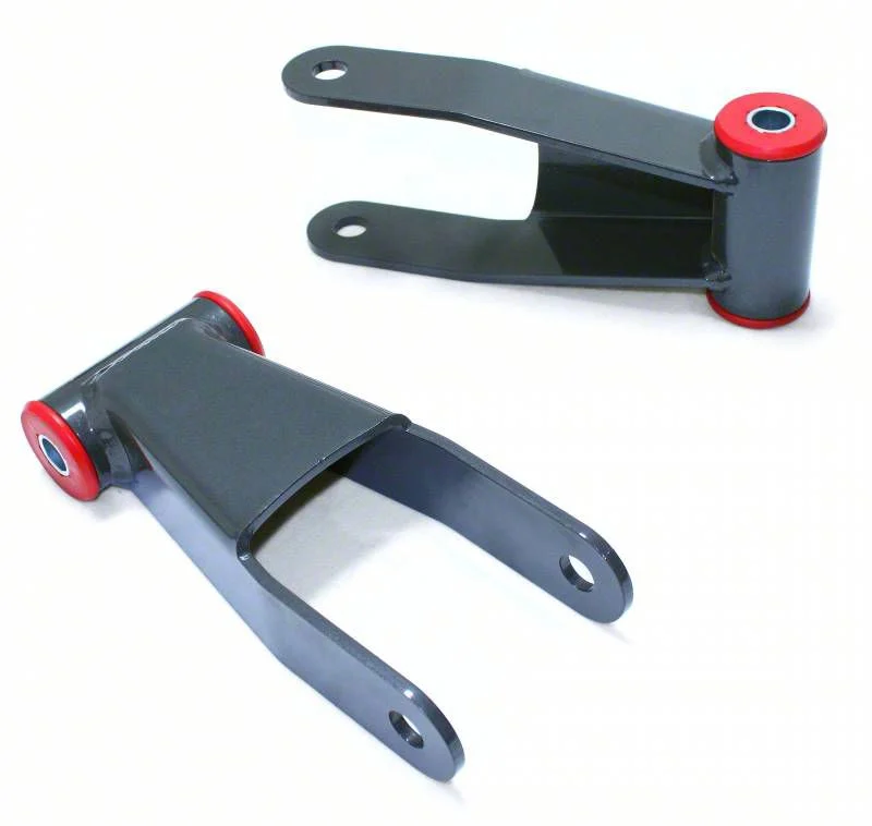 Max Trac 1-Inch Rear Lowering Shackles (11-17 Sierra 2500 HD)