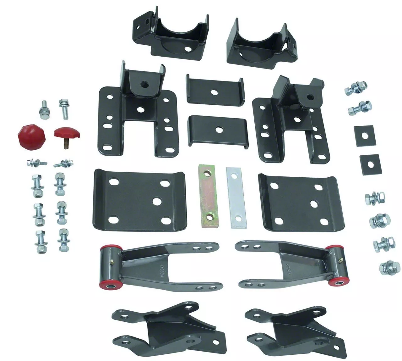 Max Trac 3 to 4-Inch Drop Rear Axle Flip Kit with Rear Shock Extenders (14-18 Silverado 1500)