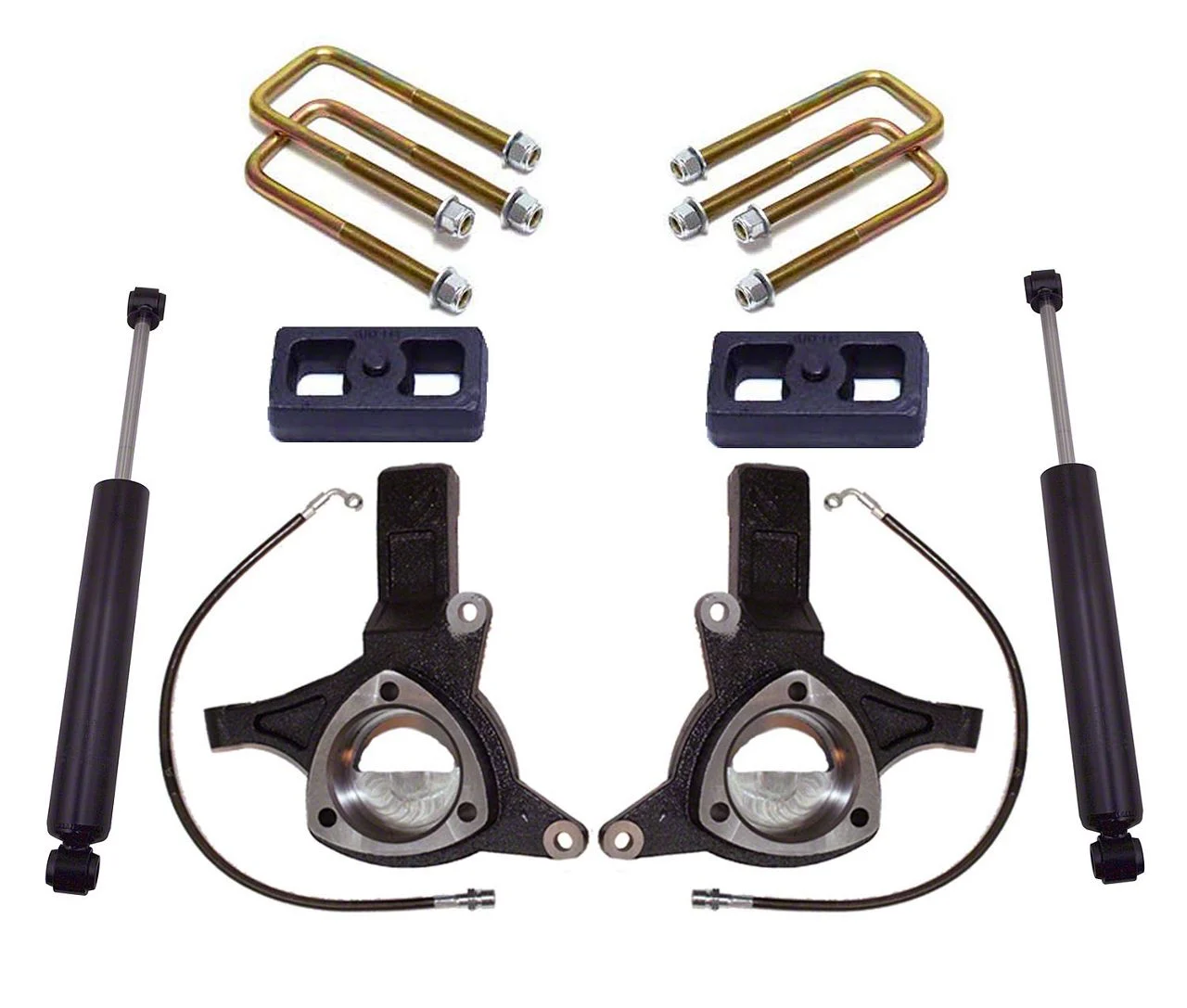 Max Trac 5-Inch MaxPro Suspension Lift Kit with Max Trac Shocks (16-18 2WD Silverado 1500 w/ Stock Cast Aluminum or Stamped Steel Control Arms)