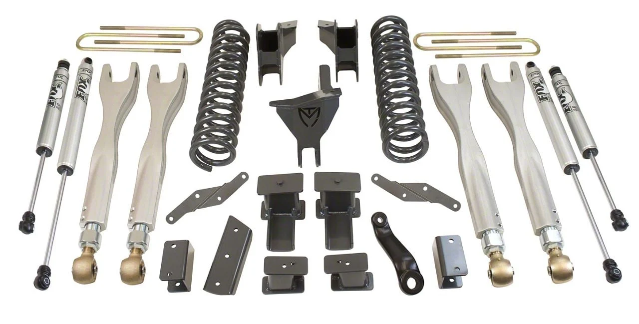 Max Trac 6-Inch MaxPro Elite 4-Link Suspension Lift Kit with Fox Shocks (17-22 F-250 Super Duty DRW)