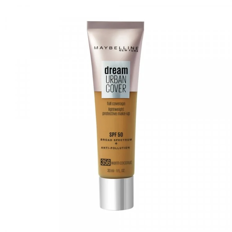Maybelline Dream Urban Cover Full Cover Crema Fondotinta 356 Cocco Caldo SPF 50 30 ml