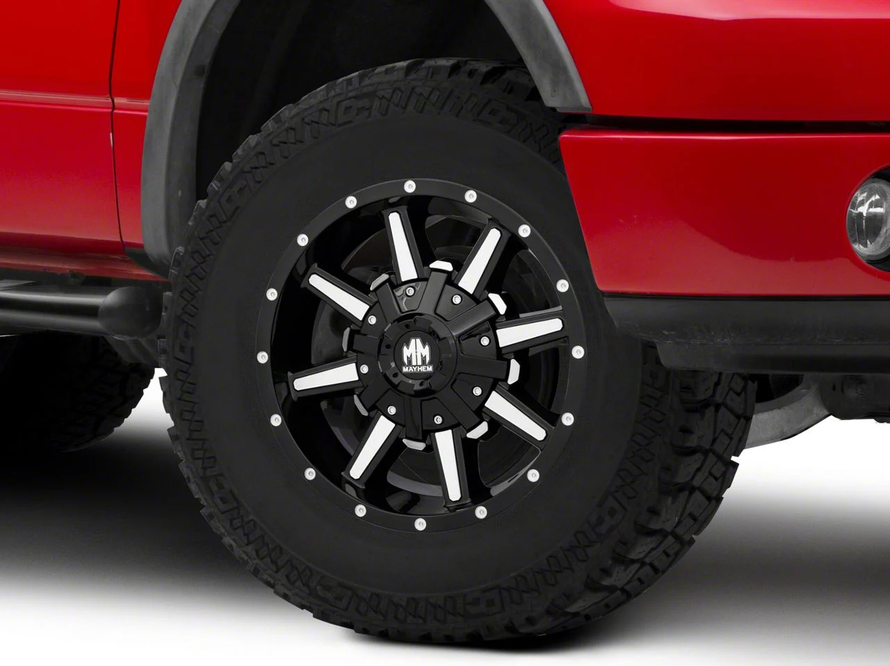 Mayhem Wheels Arsenal Gloss Black Machined 6-Lug Wheel; 17x9; 18mm Offset (04-08 F-150)