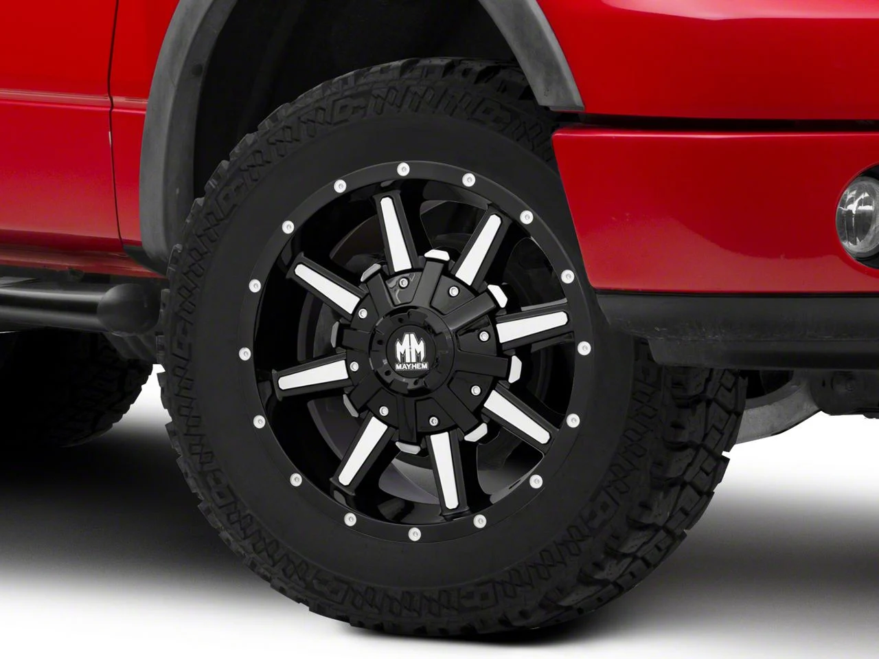 Mayhem Wheels Arsenal Gloss Black Machined 6-Lug Wheel; 20x9; 18mm Offset (04-08 F-150)