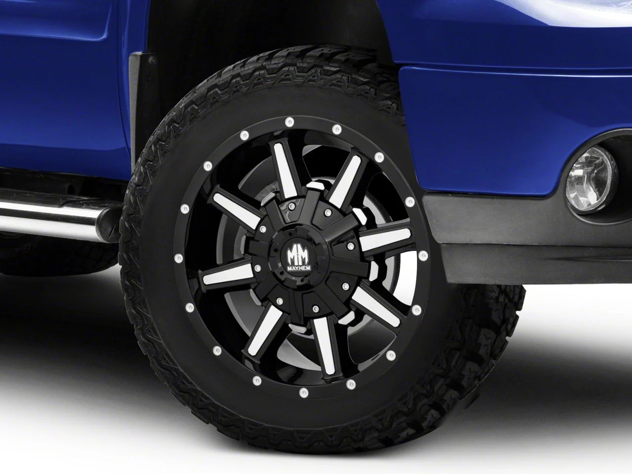 Mayhem Wheels Arsenal Gloss Black Machined 6-Lug Wheel; 20x9; 18mm Offset (07-13 Sierra 1500)